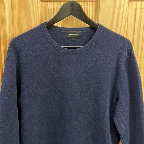 Matinique Blue Crewneck Sweater - Picture 3 of 5